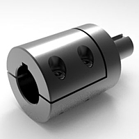 Shaft Adapter Couplings - Step-Down Type with Keyways - Steel