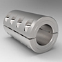 Two-Piece Split Clamp-Type Rigid Shaft Couplings - Stainless Steel