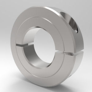 2.1875 in ID 4.2500 in OD ASTM A108 One-Piece Clamping Collar 1C-Series Plain 0.8750 in Wide One Piece Steel 1C Series Split 