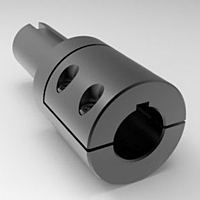 Shaft Adapter Couplings - Step-Up Type with Keyways - Steel