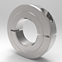 One-Piece Split Clamp-Type Shaft Collars - Stainless Steel